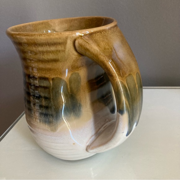 Stoneware Pottery Large Handle Mug - Picture 7 of 10